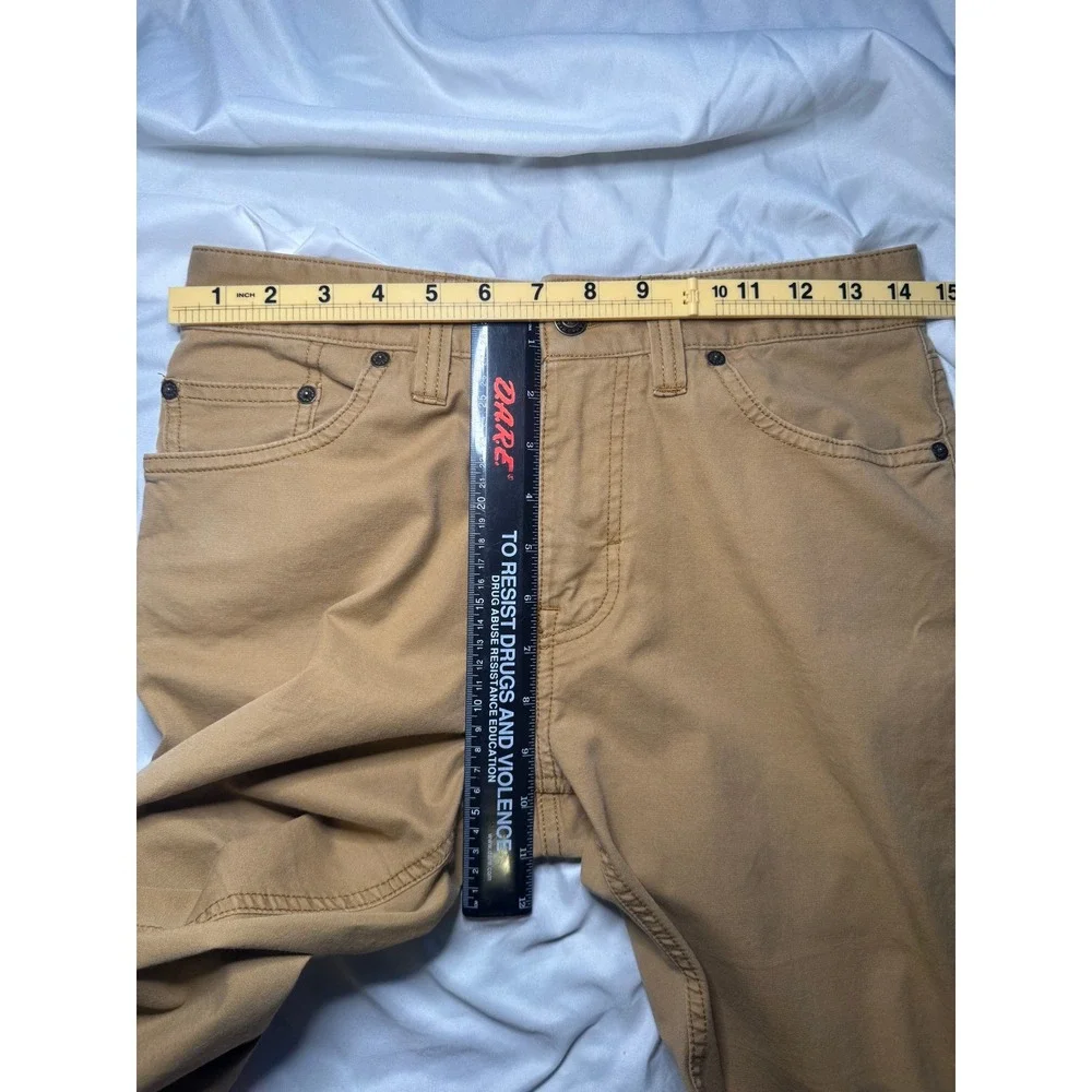 Prana Slim Fit Pants Mens 28 Tan Khaki Outdoor Casual Trousers Streetwear